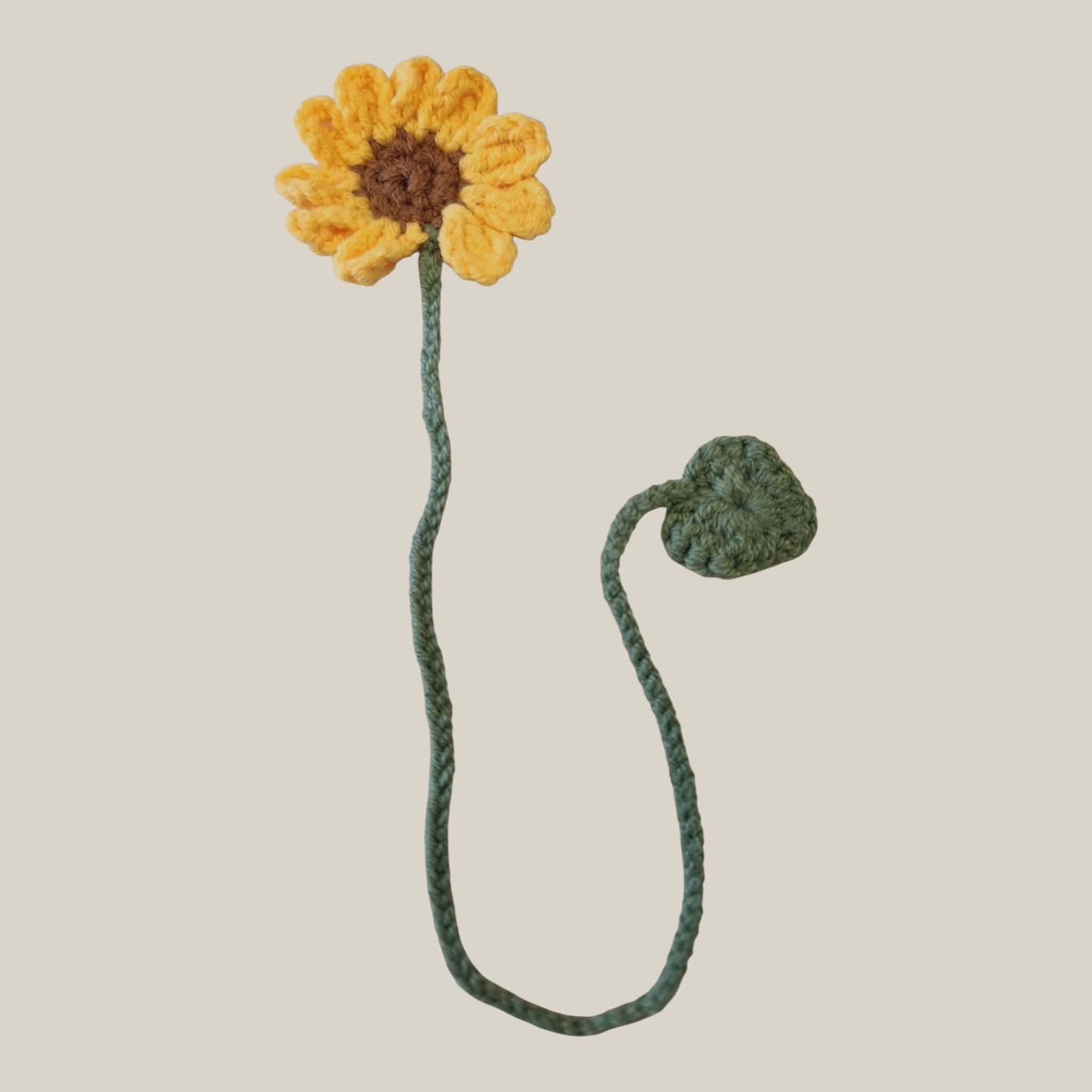 Crochet Flower Bookmark