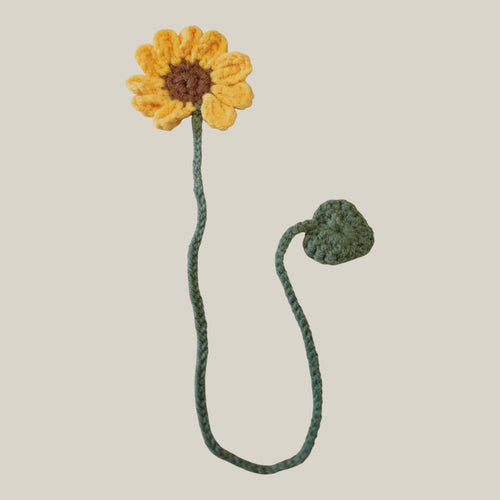 Crochet Flower Bookmark