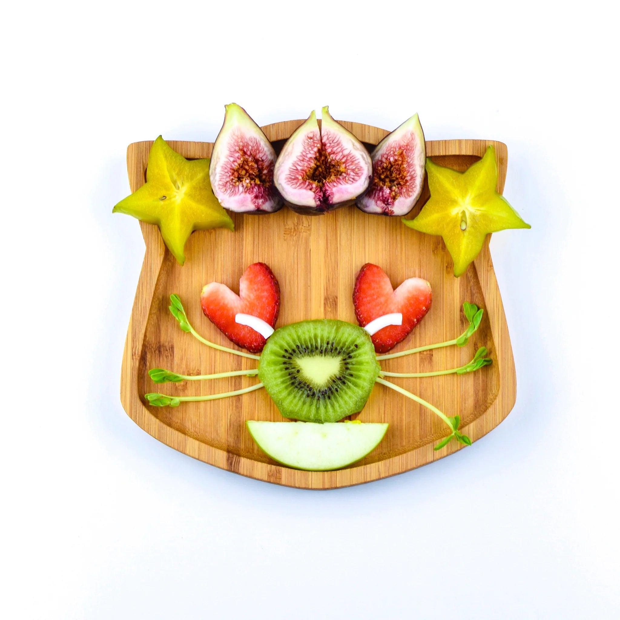 Waldo the Wombat Kids Plate – Eco-Friendly Bamboo Dinnerware