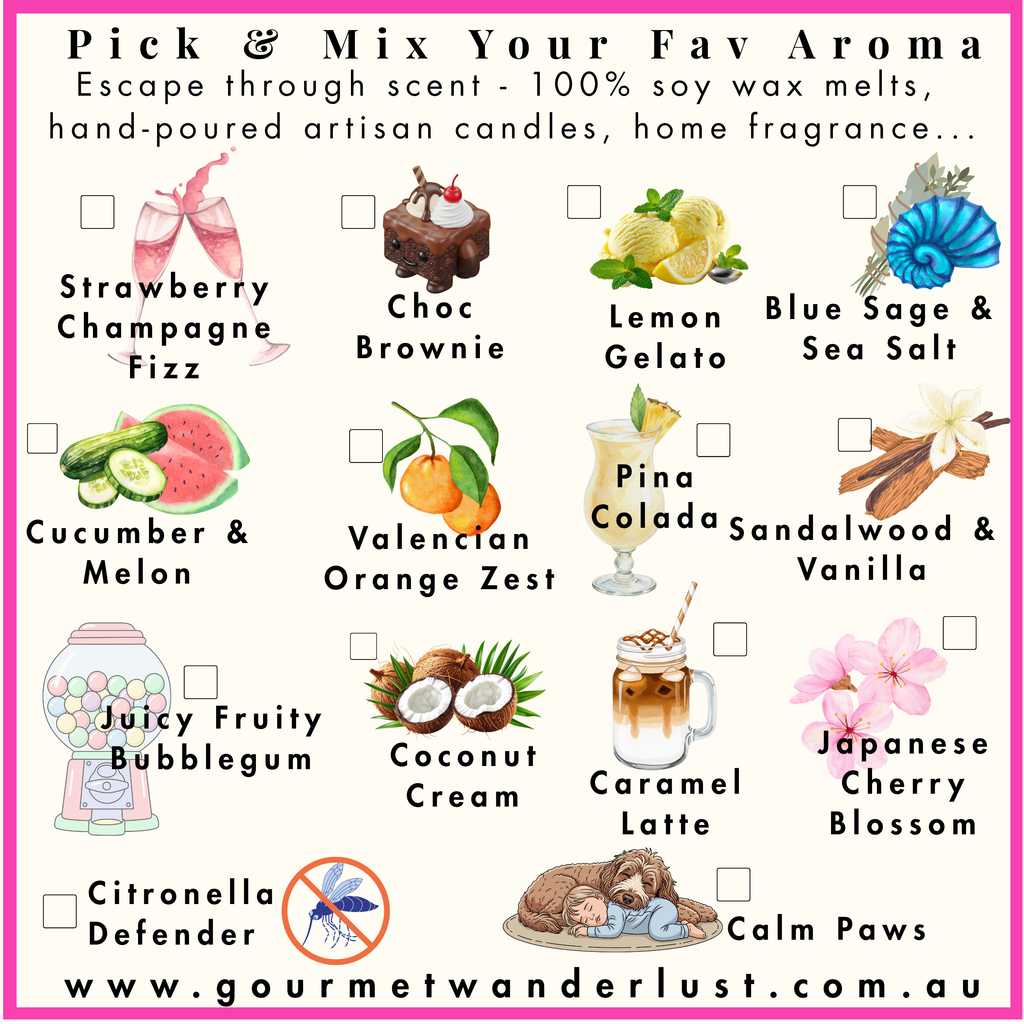 The Scented Passport Collection - Soy Wax Melts