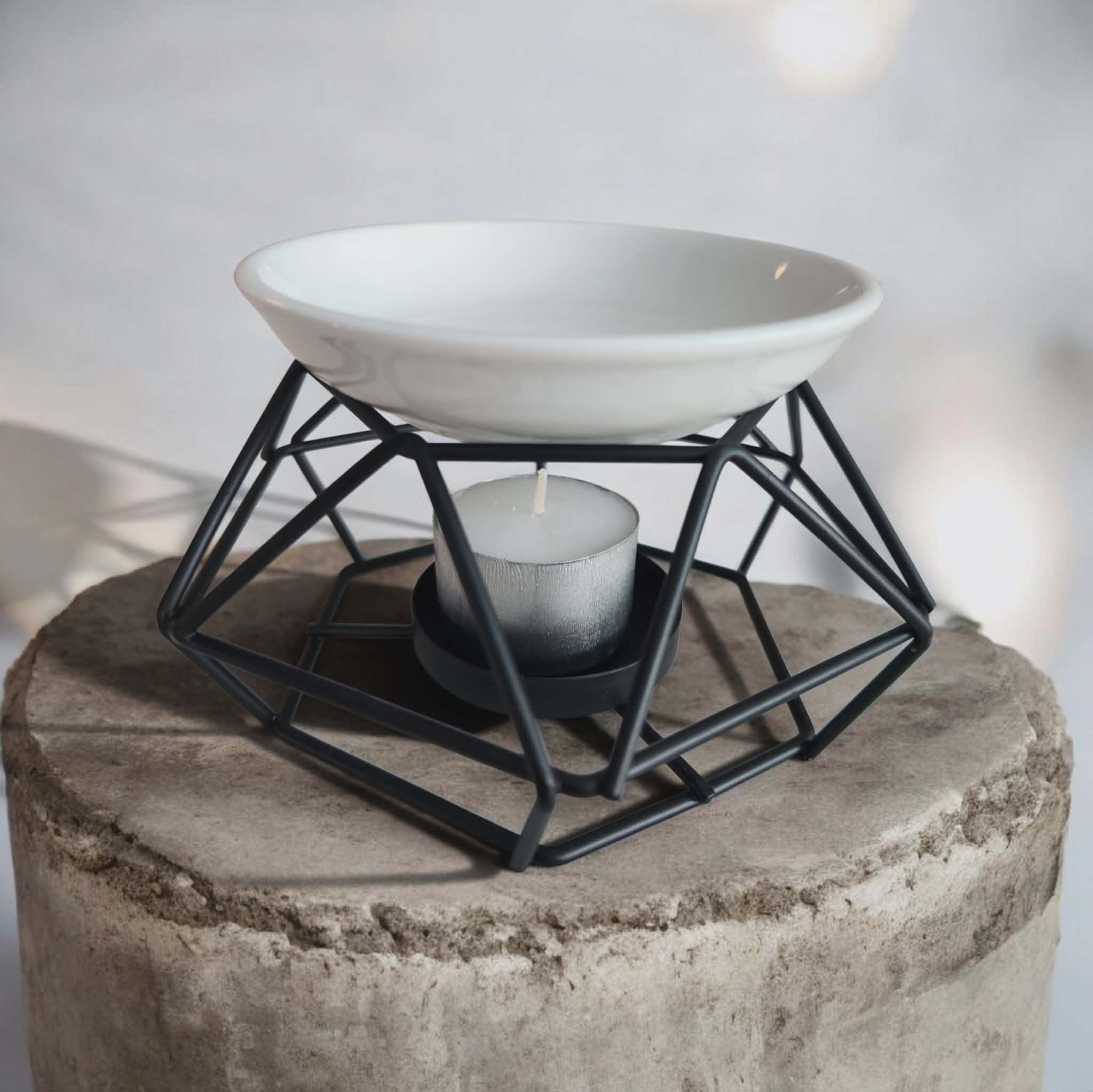 Ceramic Tealight Oil Burner - Gourmet Wanderlust