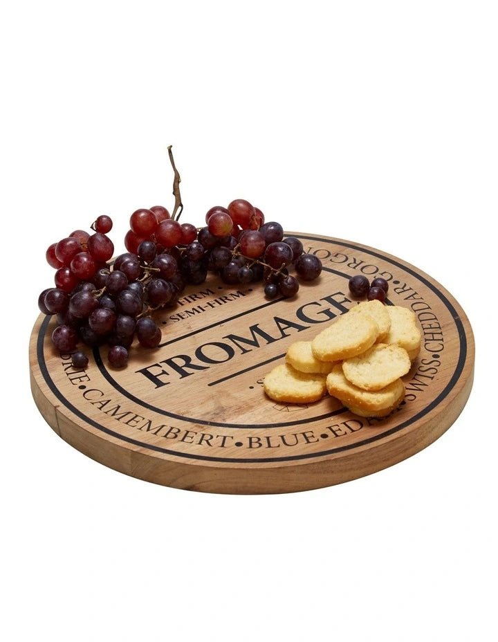 Large Wooden Cheese Board - Gourmet Wanderlust