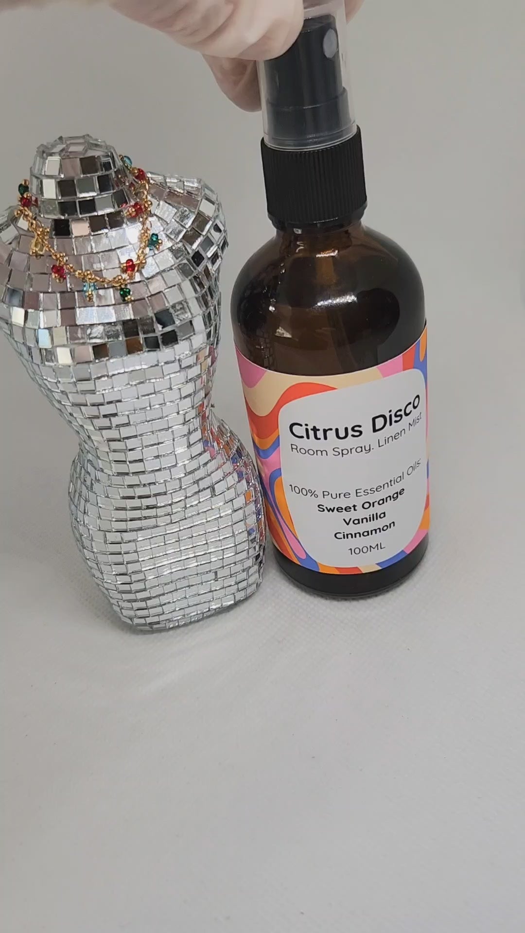 Citrus Disco Room Spray & Linen Mist | Sweet Orange, Vanilla and Cinnamon