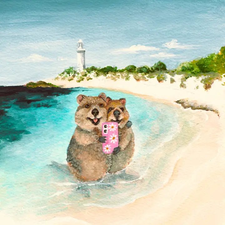 Quokka Ceramic Coaster - Rottnest Island - Gourmet Wanderlust