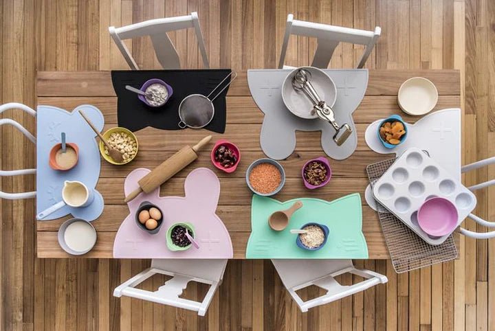 We Might Be Tiny Bear Placie® Placemat – Silicone Toddler Tableware - Gourmet Wanderlust