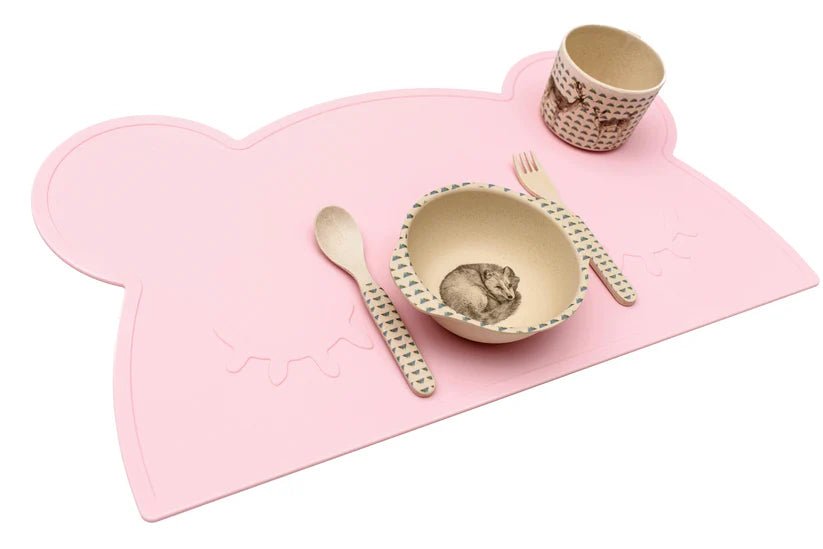 We Might Be Tiny Bear Placie® Placemat – Silicone Toddler Tableware - Gourmet Wanderlust